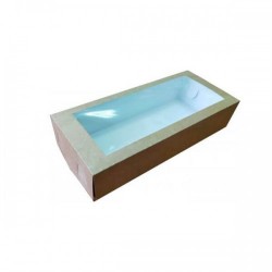 Коробка под пирожное Низкая Эко Лайн